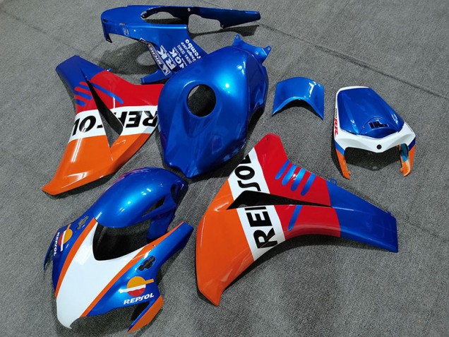 Pearl Blue Repsol Style 08-11 CBR1000RR Fairings Pearl Blue Repsol Style 08-11 CBR1000RR Fairings