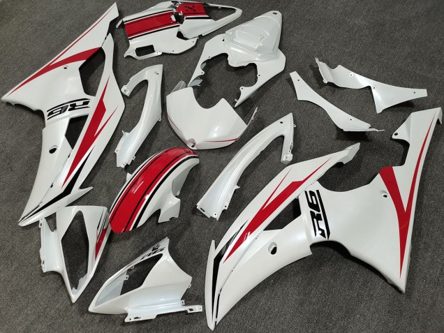 Pearl White Custom 08-16 R6 Fairings Pearl White Custom 08-16 R6 Fairings
