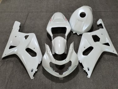 Pearl White 01-03 GSXR 600-750 Fairings