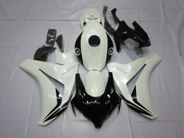 Pearl White and Black 08-11 CBR1000RR Fairings