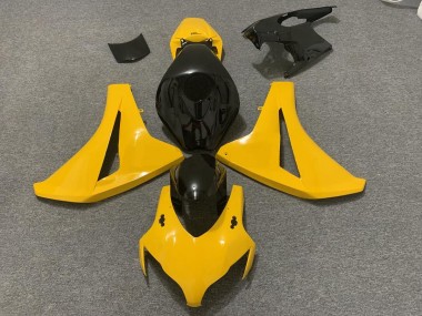 Pearl Yellow and Black 08-11 CBR1000RR Fairings