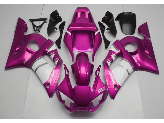 Pink & White 98-02 R6 Fairings Pink & White 98-02 R6 Fairings