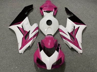 Pink White and Gloss Black 04-05 CBR1000RR Fairings