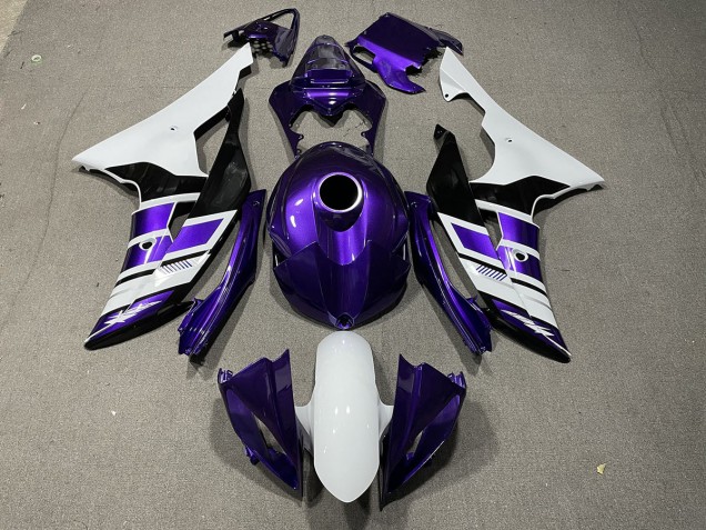 Purple Black and White OEM Style 08-16 R6 Fairings Purple Black and White OEM Style 08-16 R6 Fairings