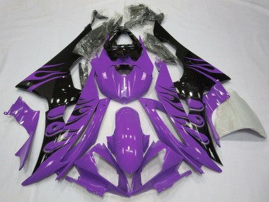 Purple Flame Style 08-16 R6 Fairings