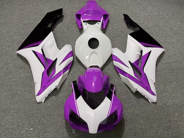 Purple White and Gloss Black 04-05 CBR1000RR Fairings