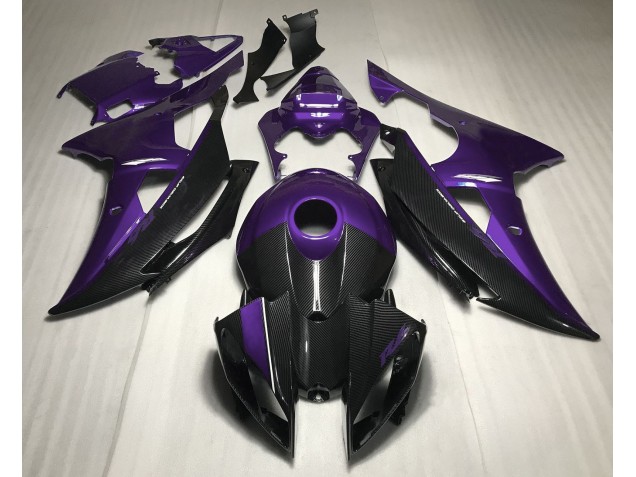 Purple w Carbon Fiber Style 08-16 R6 Fairings Purple w Carbon Fiber Style 08-16 R6 Fairings