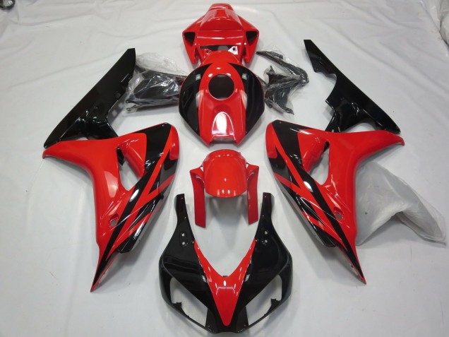 Red Black OEM Style No Decals 06-07 CBR1000RR Fairings Red Black OEM Style No Decals 06-07 CBR1000RR Fairings