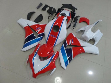 Red Blue and White 08-11 CBR1000RR Fairings