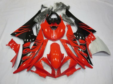 Red Flame 08-16 R6 Fairings