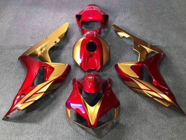 Red & Gold 06-07 CBR1000RR Fairings
