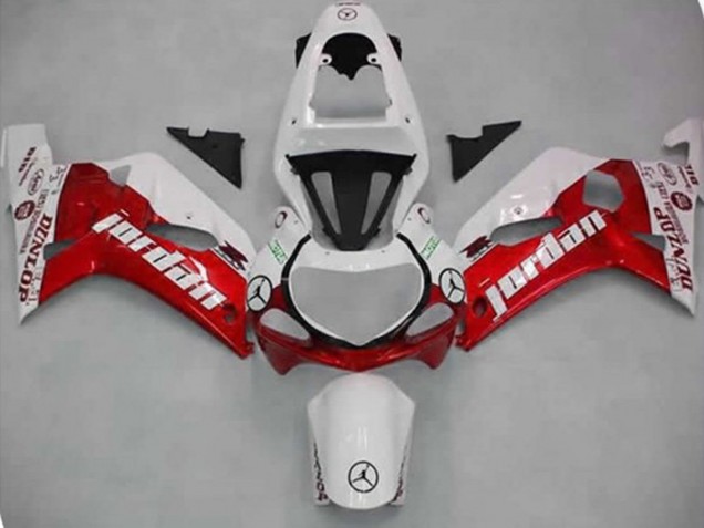 Red Jordan 01-03 GSXR 600-750 Fairings Red Jordan 01-03 GSXR 600-750 Fairings
