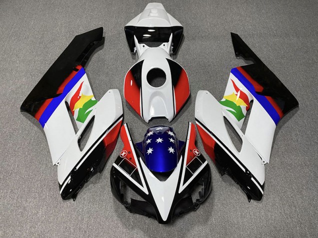 Red and Blue Flag 04-05 CBR1000RR Fairings Red and Blue Flag 04-05 CBR1000RR Fairings
