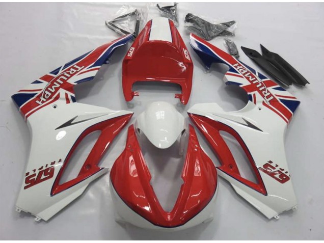 Red and White 09-12 Daytona 675 Fairings Red and White 09-12 Daytona 675 Fairings