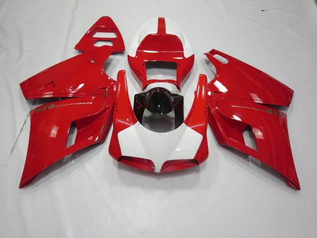 Red and White 93-05 Ducati 996 748 916 998 Fairings Red and White 93-05 Ducati 996 748 916 998 Fairings