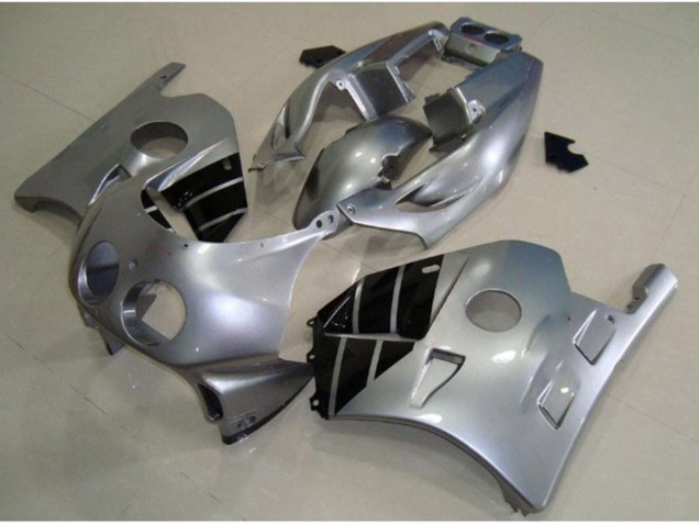 Silver and Black 90-98 CBR250RR Fairings Silver and Black 90-98 CBR250RR Fairings