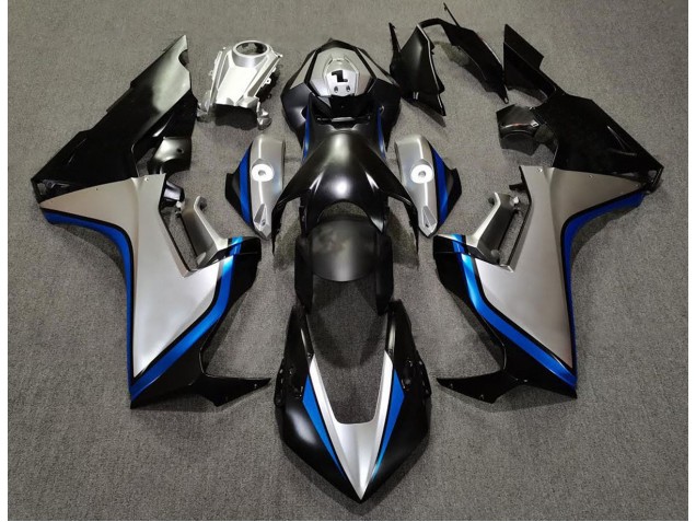 Silver and Black & Blue 17-23 CBR1000RR Fairings Silver and Black & Blue 17-23 CBR1000RR Fairings