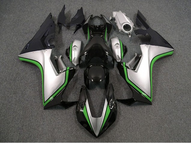 Silver and Black & Green 17-23 CBR1000RR Fairings Silver and Black & Green 17-23 CBR1000RR Fairings