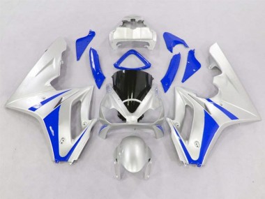 Silver and Blue 06-08 Daytona 675 Fairings