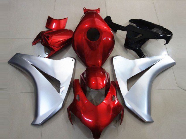 Silver and Candy Apple 08-11 CBR1000RR Fairings Silver and Candy Apple 08-11 CBR1000RR Fairings