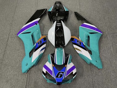 Teal 6 04-05 CBR1000RR Fairings