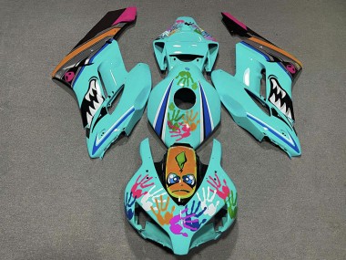 Teal Shark 04-05 CBR1000RR Fairings