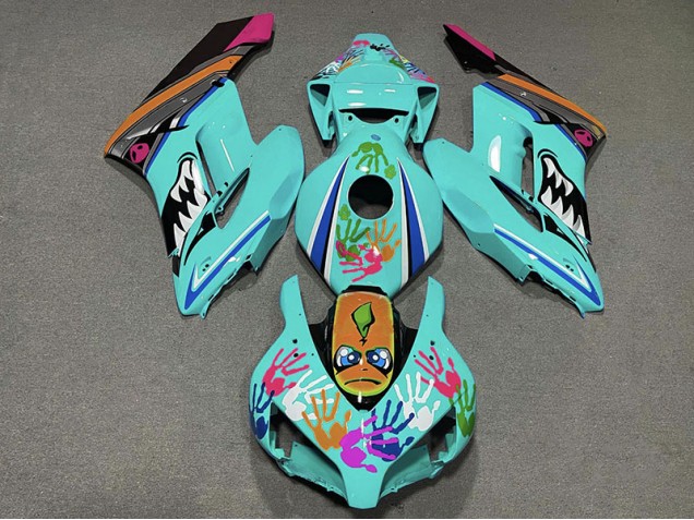 Teal Shark 04-05 CBR1000RR Fairings