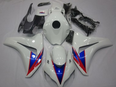 White Blue Red 08-11 CBR1000RR Fairings