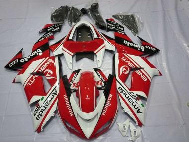 White Red 06-07 ZX10R Fairings