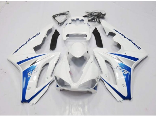 White and Blue Style 06-08 Daytona 675 Fairings White and Blue Style 06-08 Daytona 675 Fairings