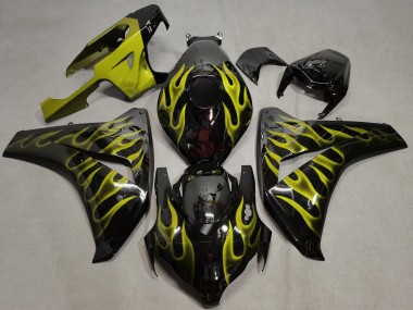 Yellow Flame 08-11 CBR1000RR Fairings