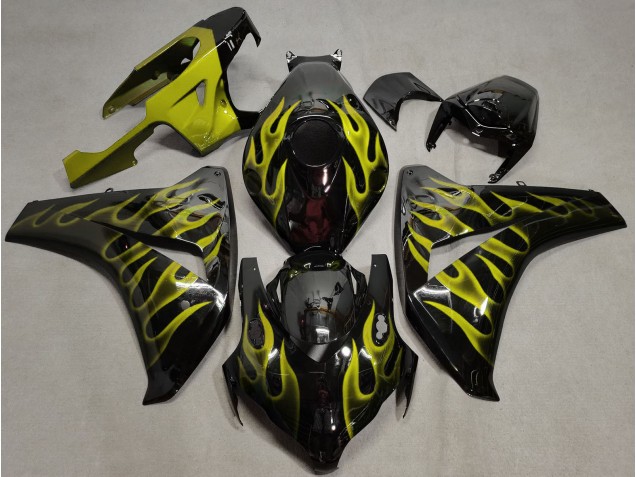 Yellow Flame 08-11 CBR1000RR Fairings