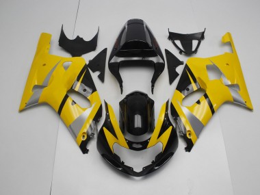 Yellow and Black 01-03 GSXR 600-750 Fairings